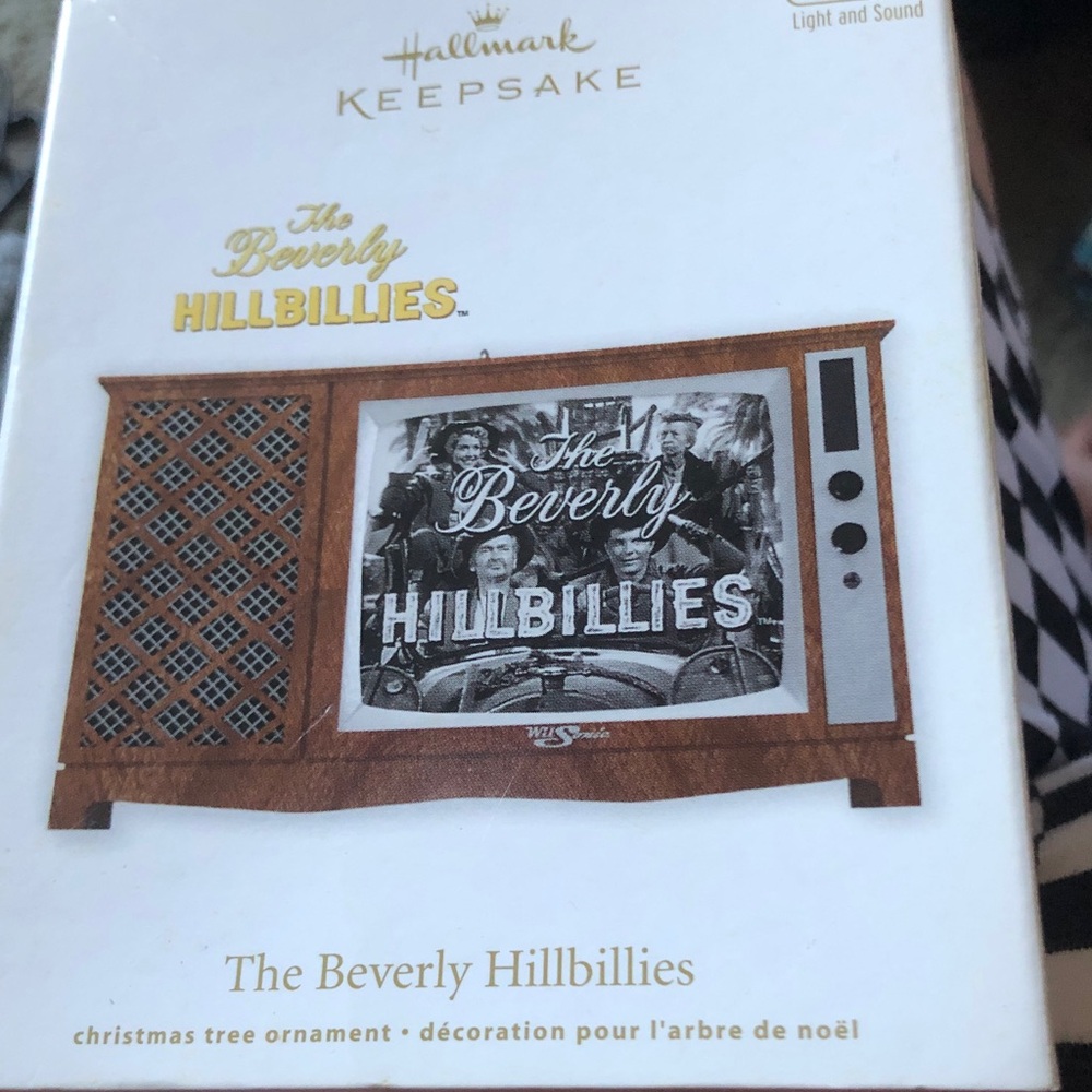 Hallmark Keepsake Brown and Black Vintage TV Ornament
